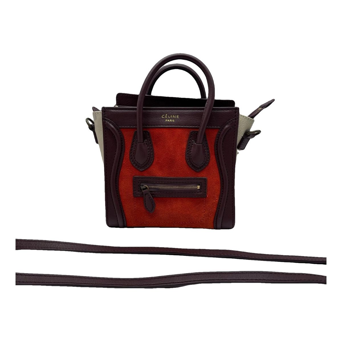 Nano Luggage leather handbag