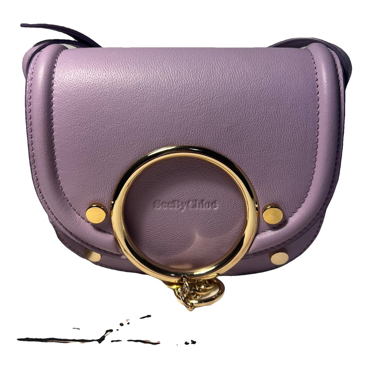 Leather crossbody bag