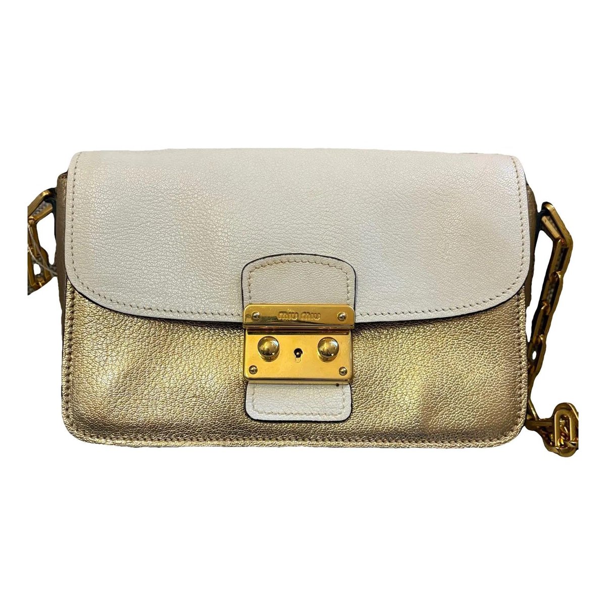 Miu Confidential leather crossbody bag