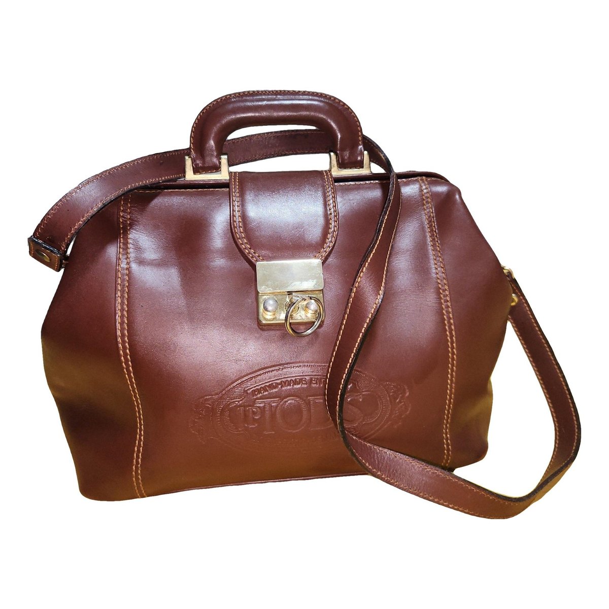 Leather crossbody bag