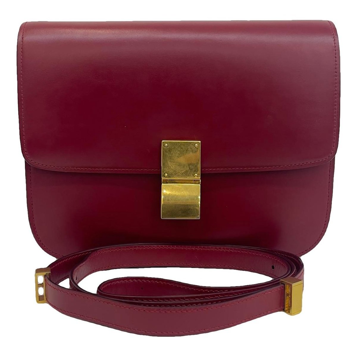 Classic leather crossbody bag