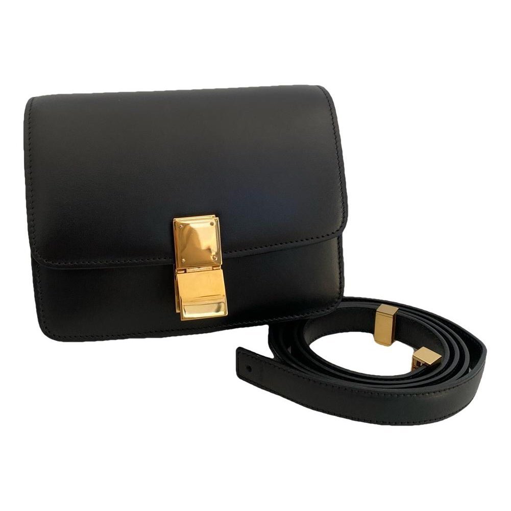 Classic leather crossbody bag