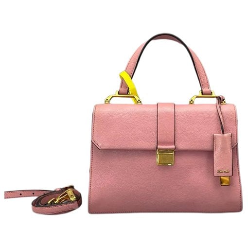 Madras leather crossbody bag