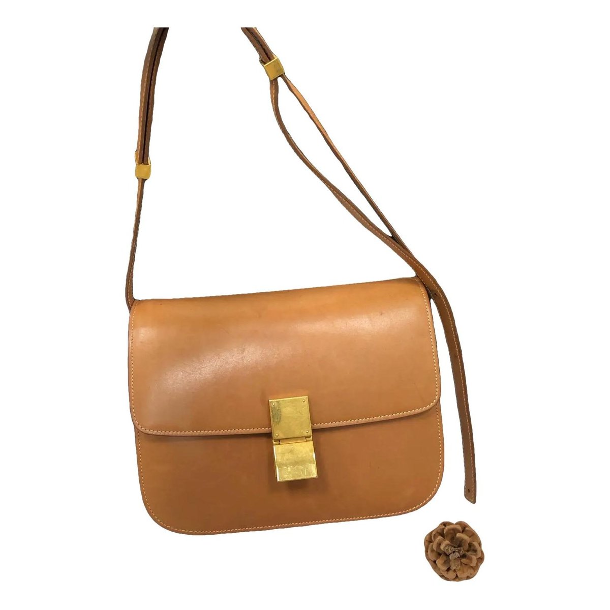 Classic leather crossbody bag