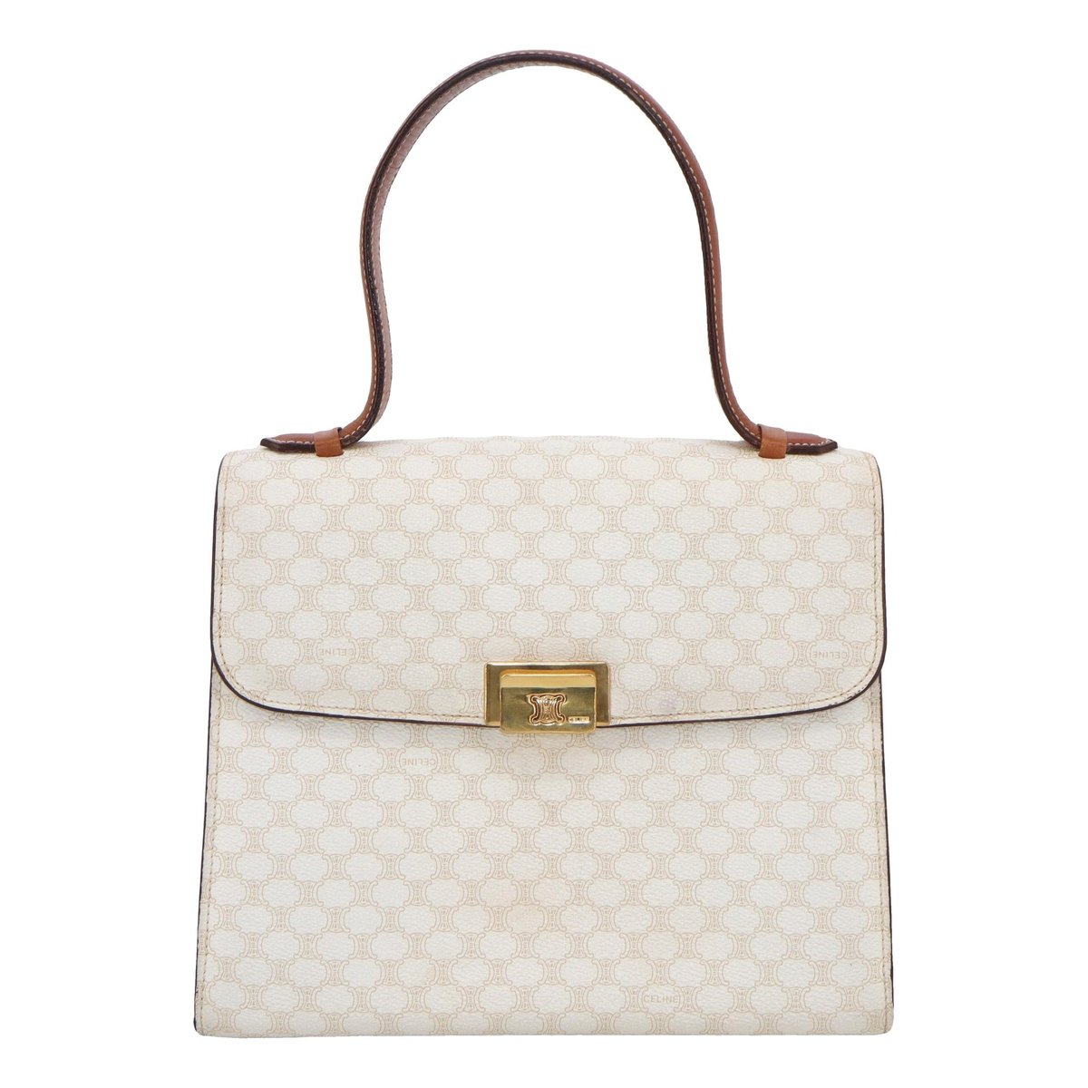 Triomphe leather handbag