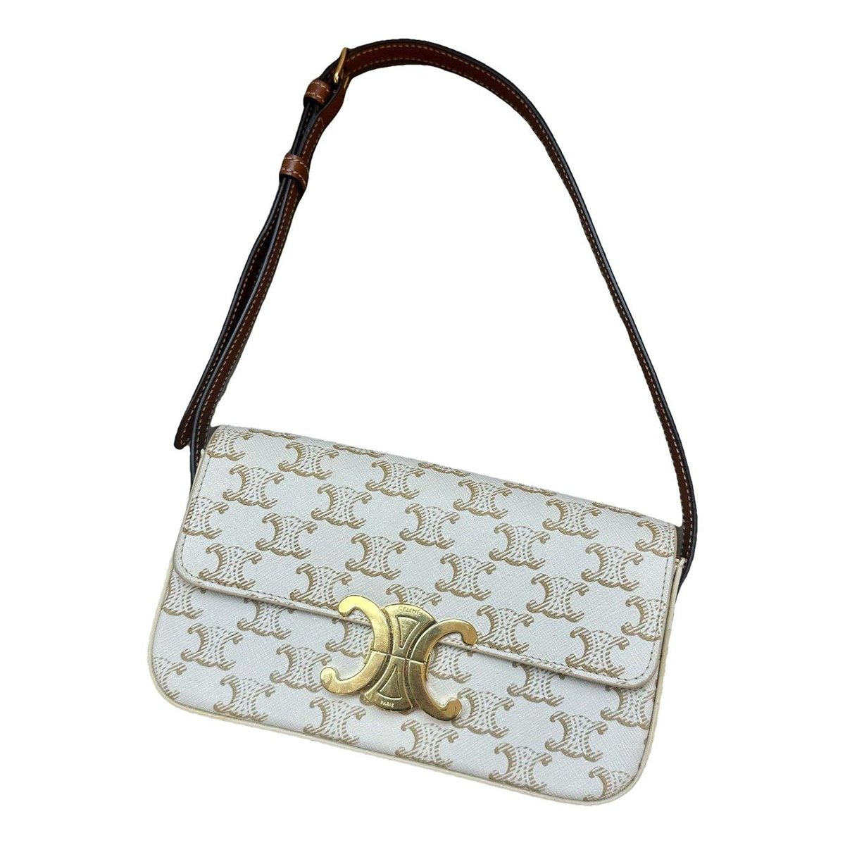 Triomphe leather handbag