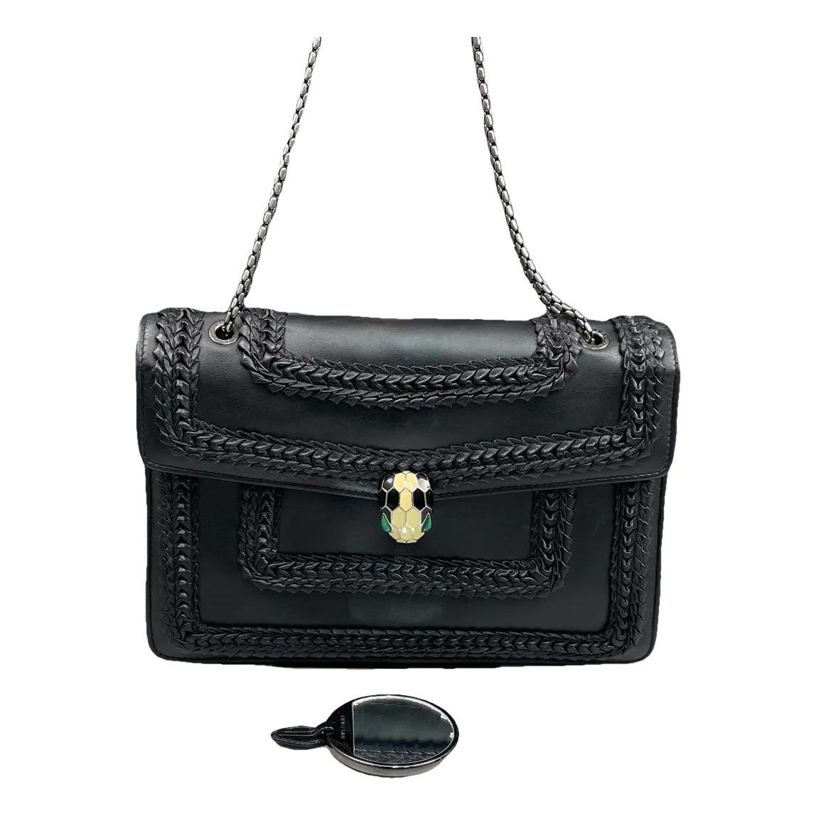 Serpenti leather handbag