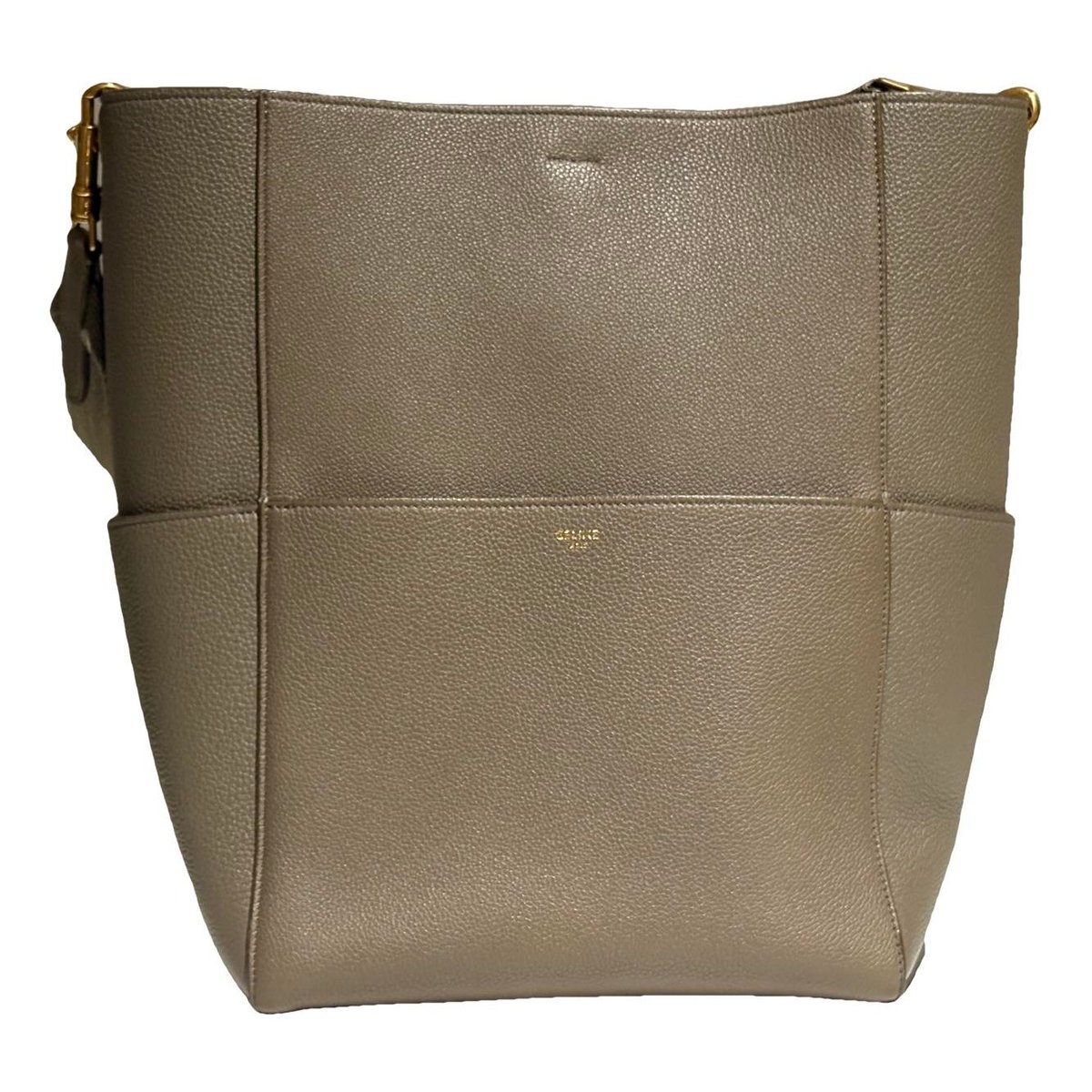 Seau Sangle leather tote