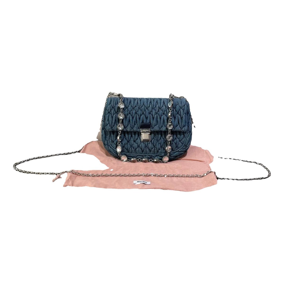 Miu Crystal crossbody bag