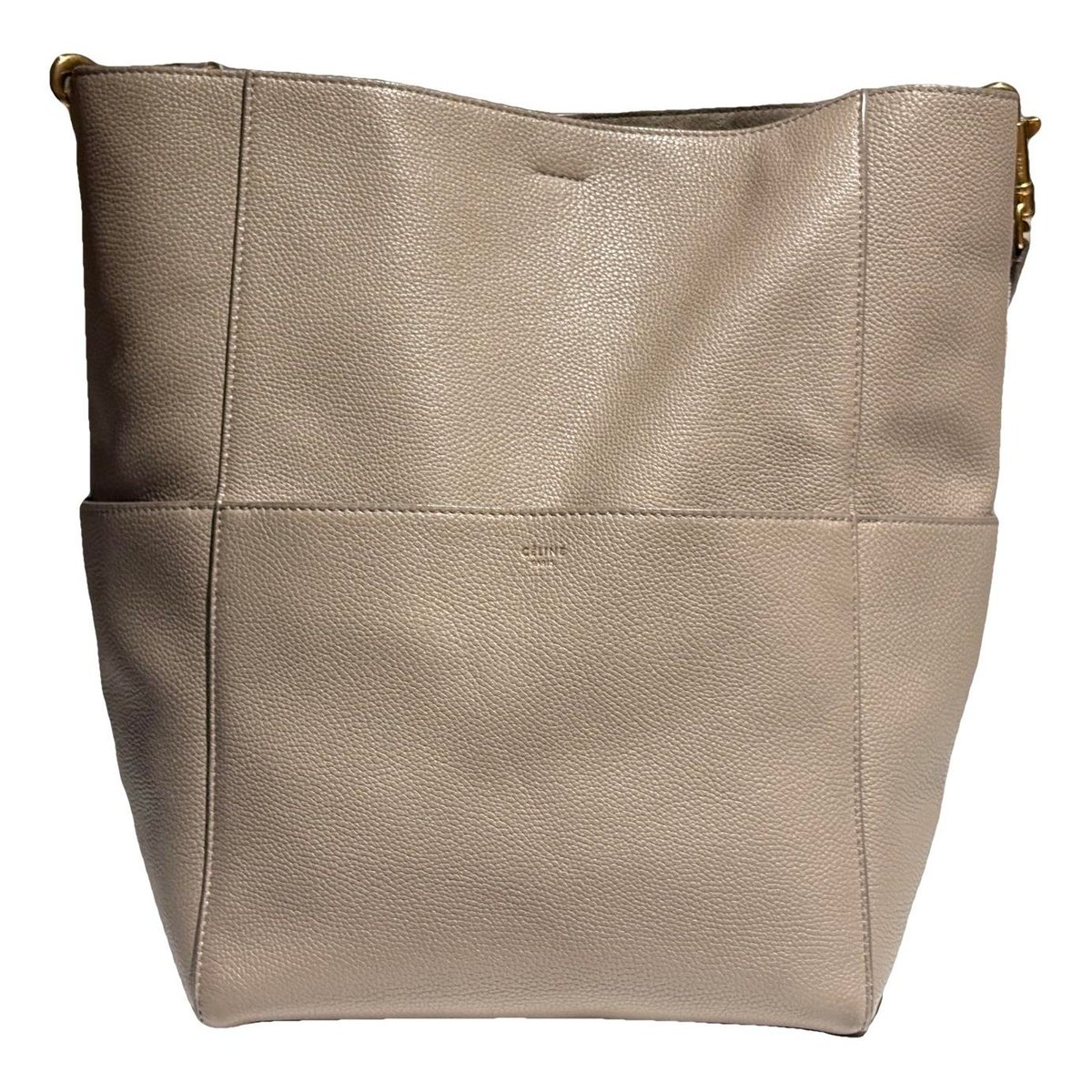 Seau Sangle leather tote