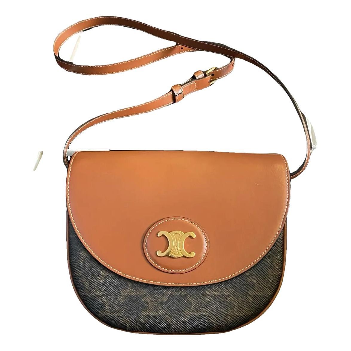 Triomphe leather handbag
