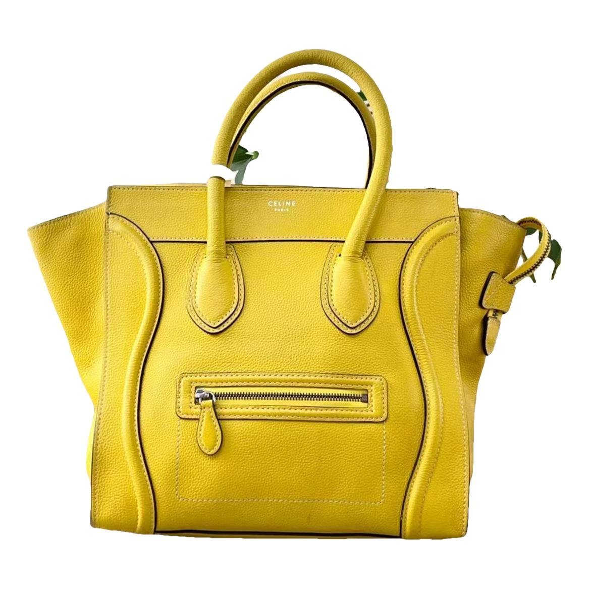 Luggage leather handbag