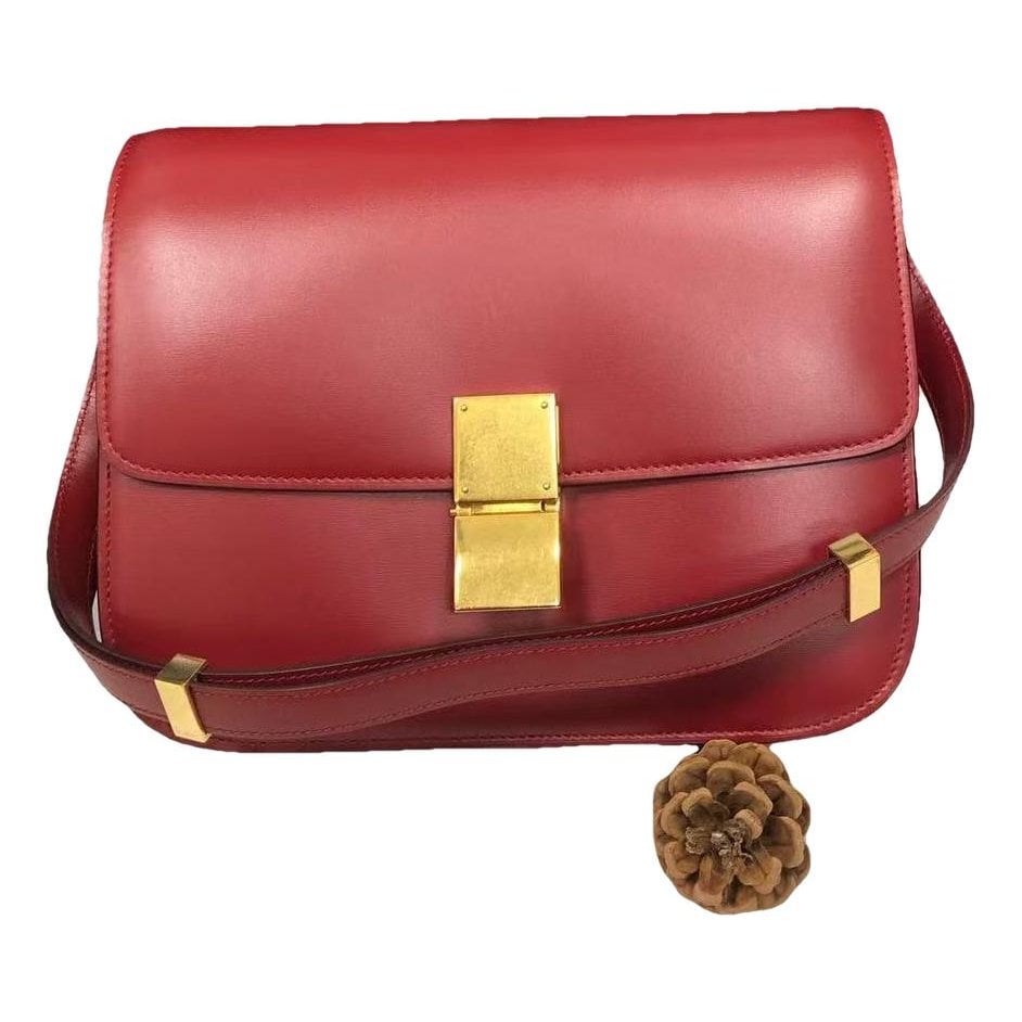 Classic leather crossbody bag