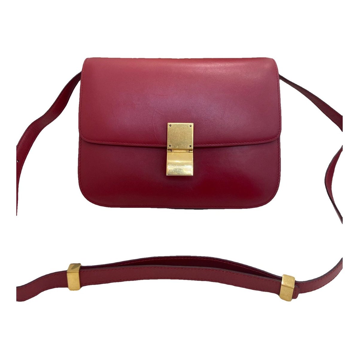 Classic leather handbag