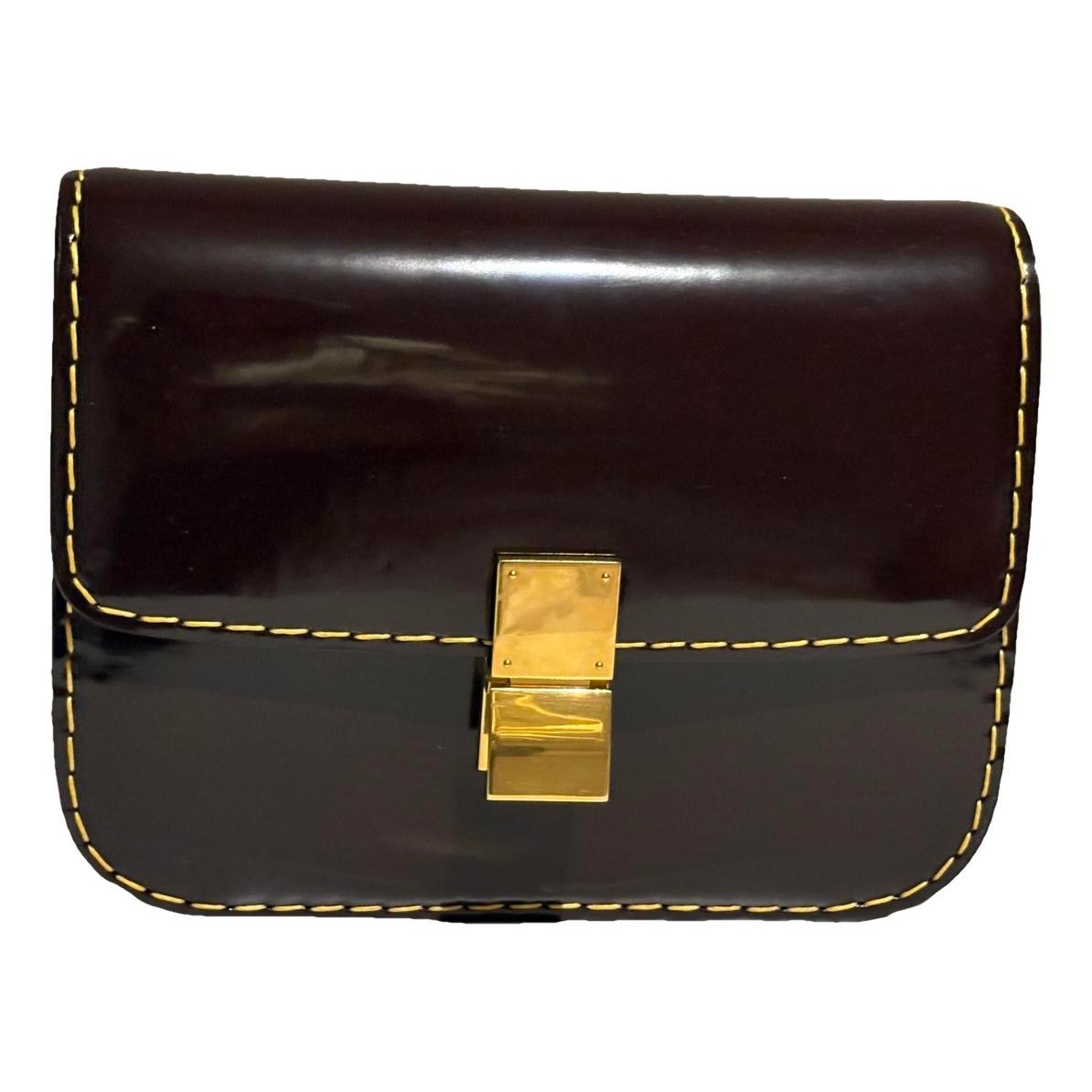 Classic leather crossbody bag