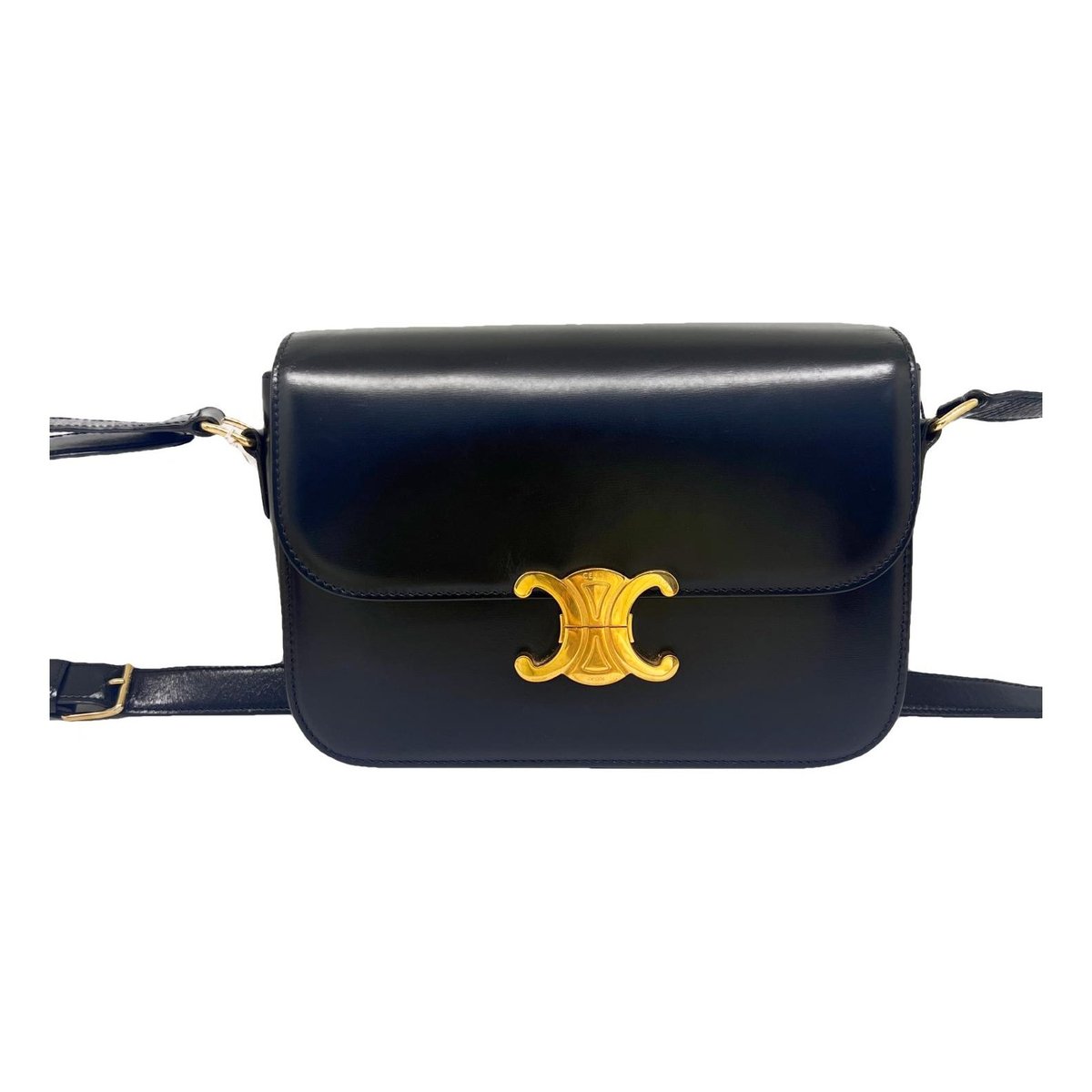 Triomphe leather handbag