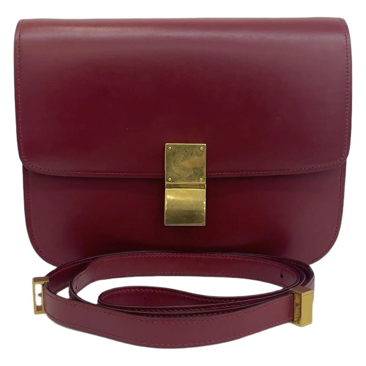 Classic leather crossbody bag