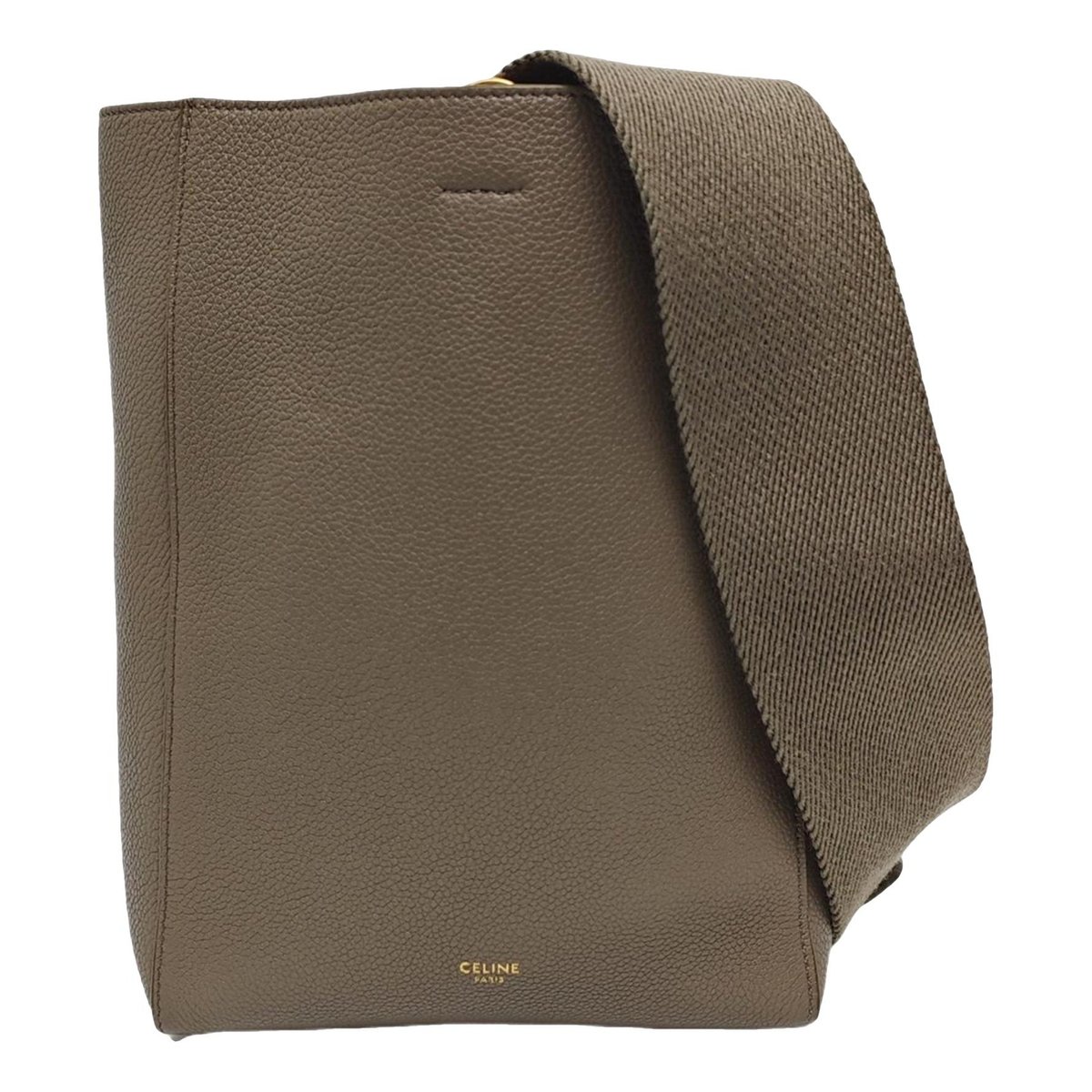 Seau Sangle leather crossbody bag