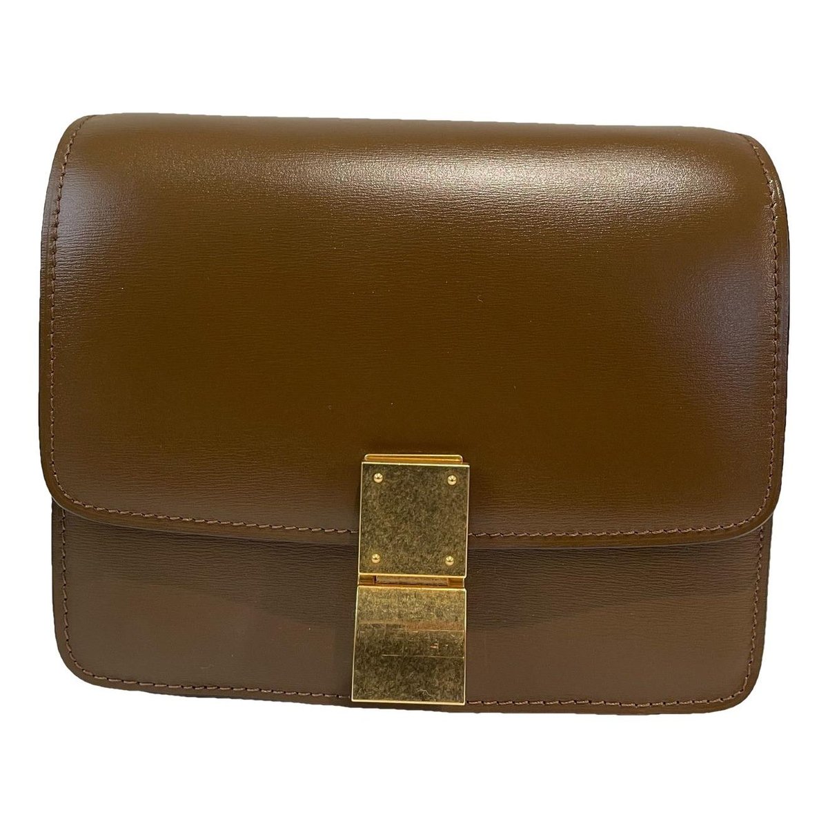 Classic leather crossbody bag