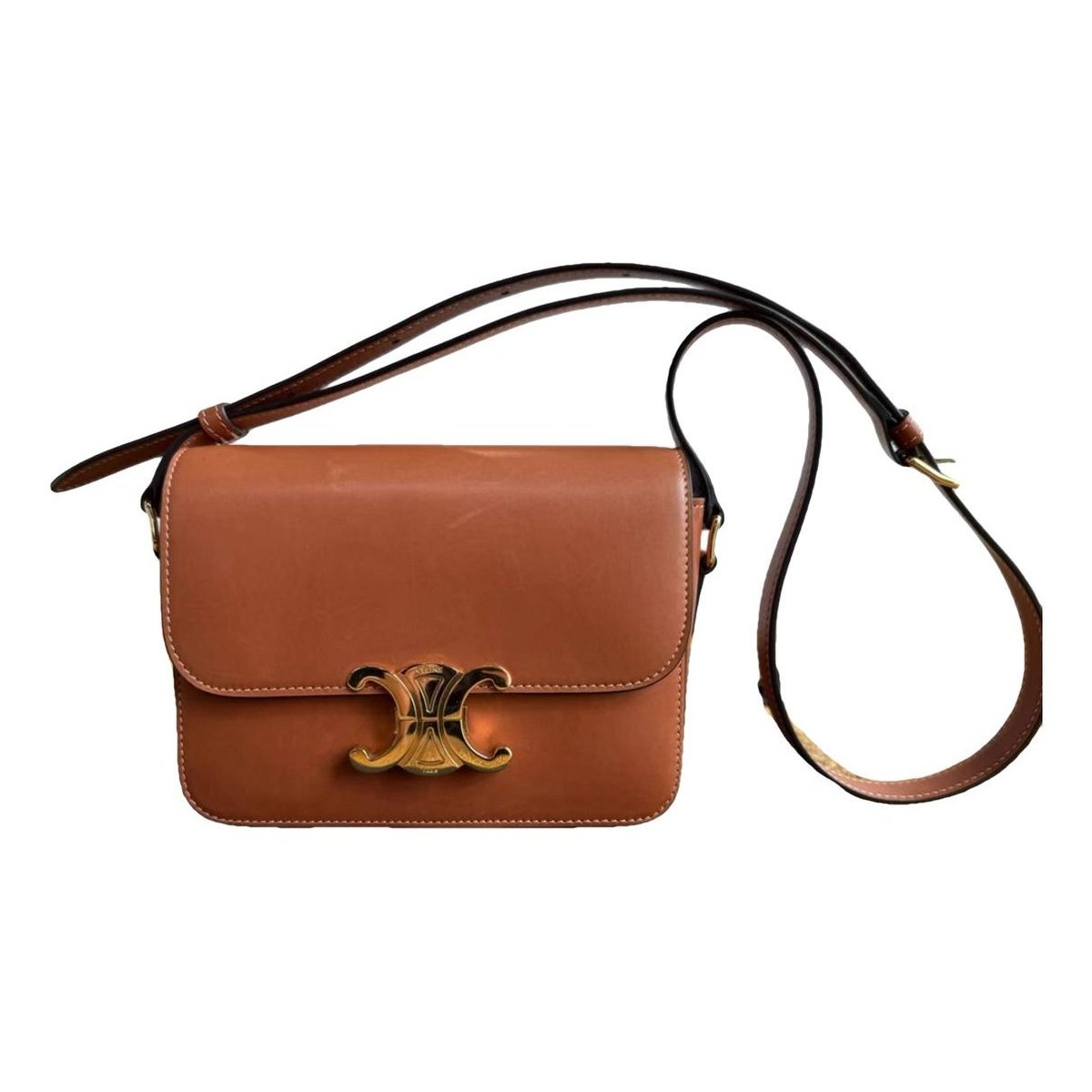 Triomphe leather handbag