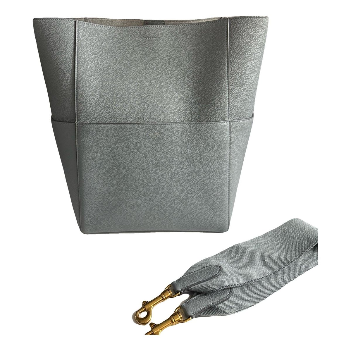 Seau Sangle leather tote