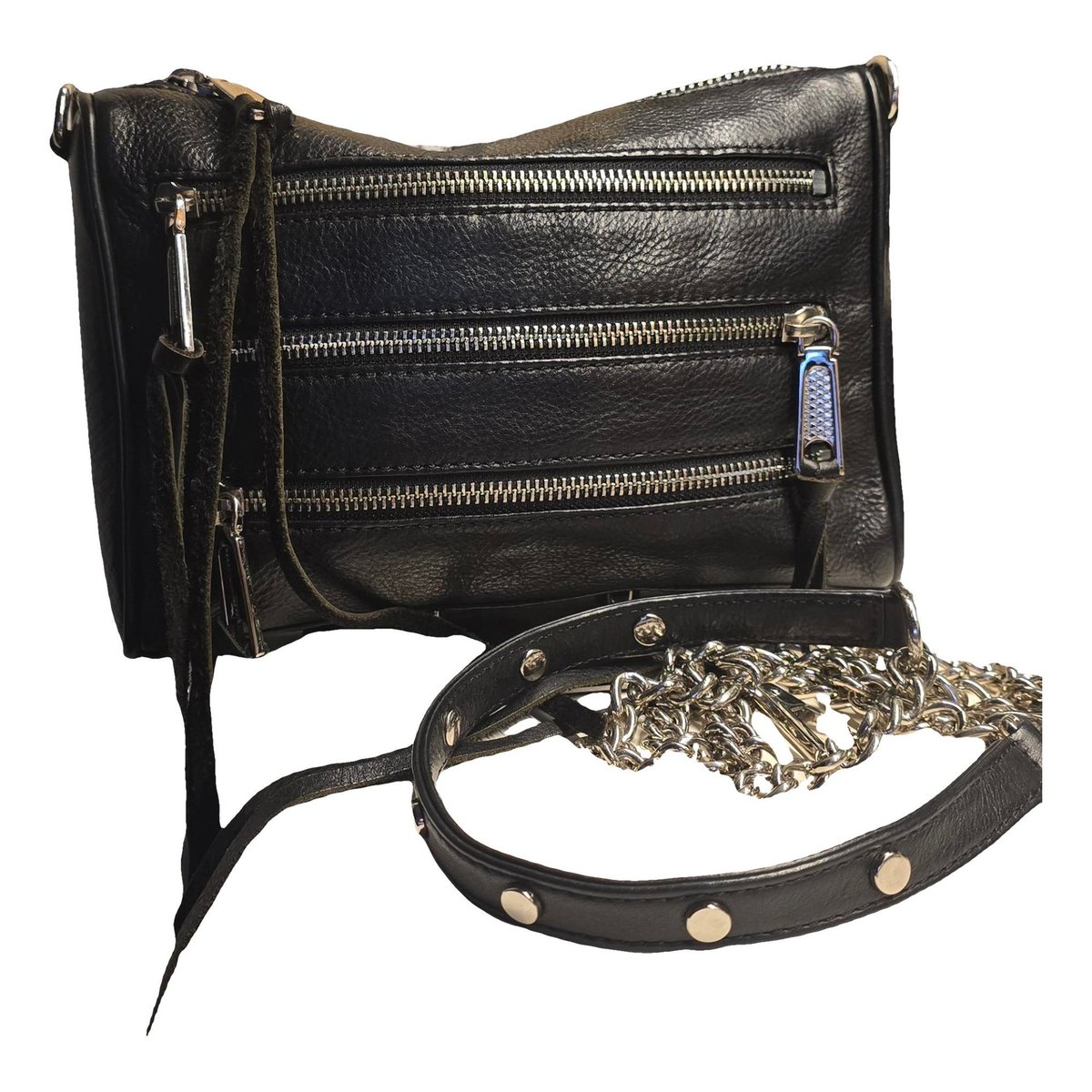Leather crossbody bag