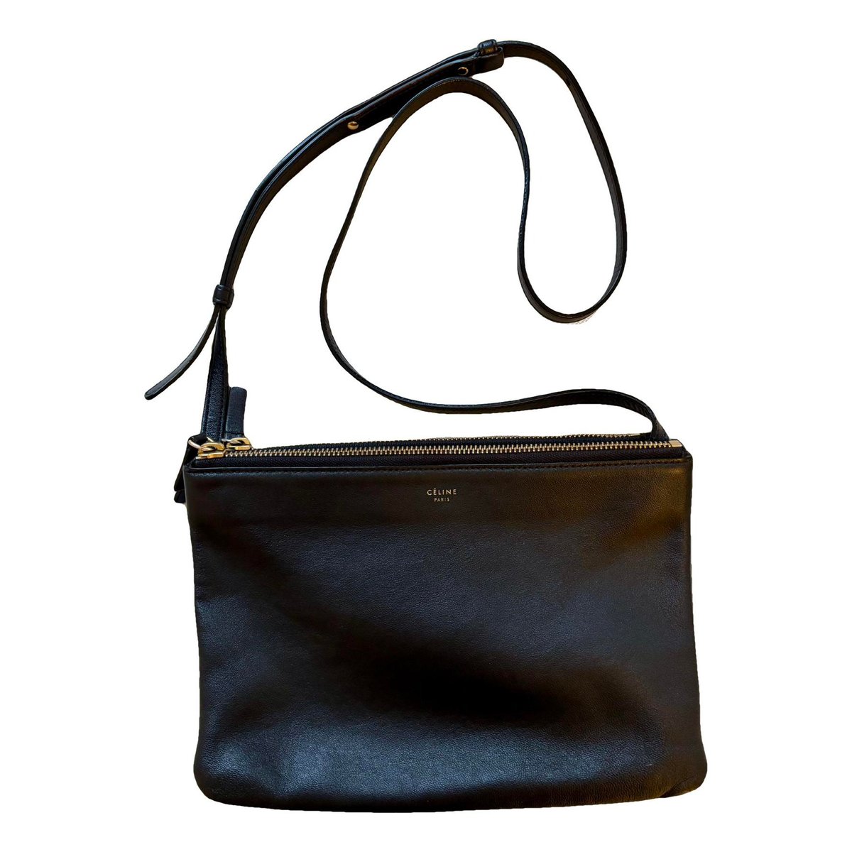 Trio leather crossbody bag