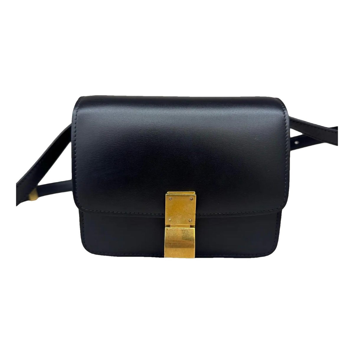 Classic leather crossbody bag