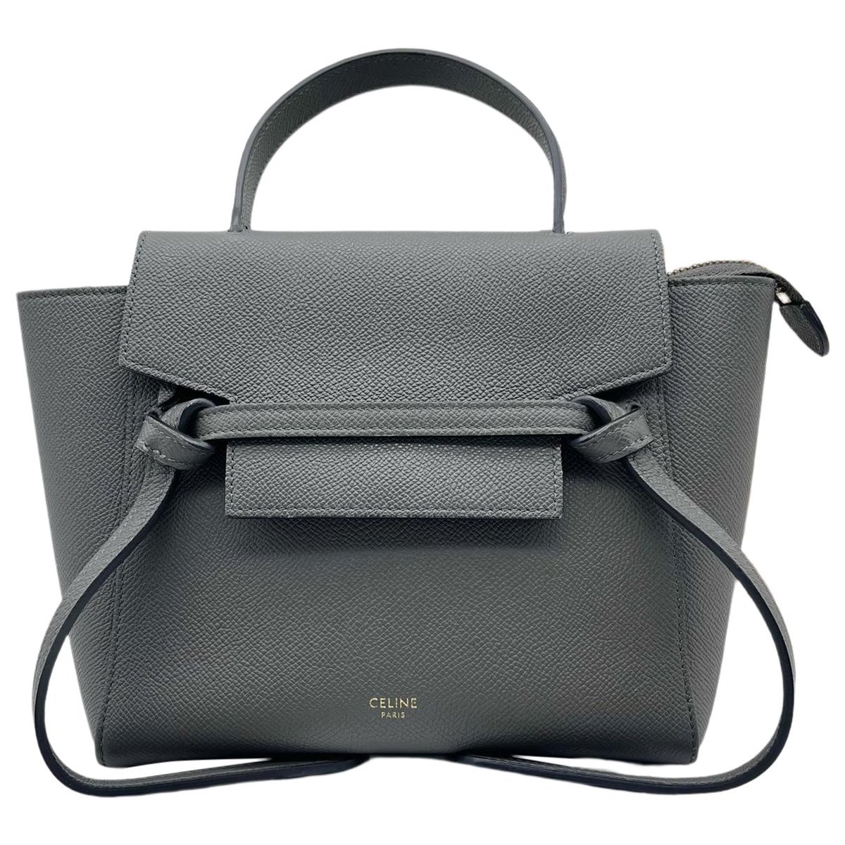 Belt leather handbag