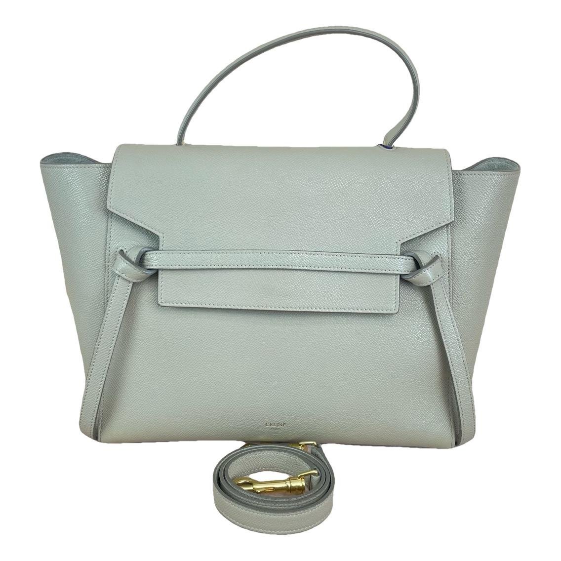 Belt leather handbag