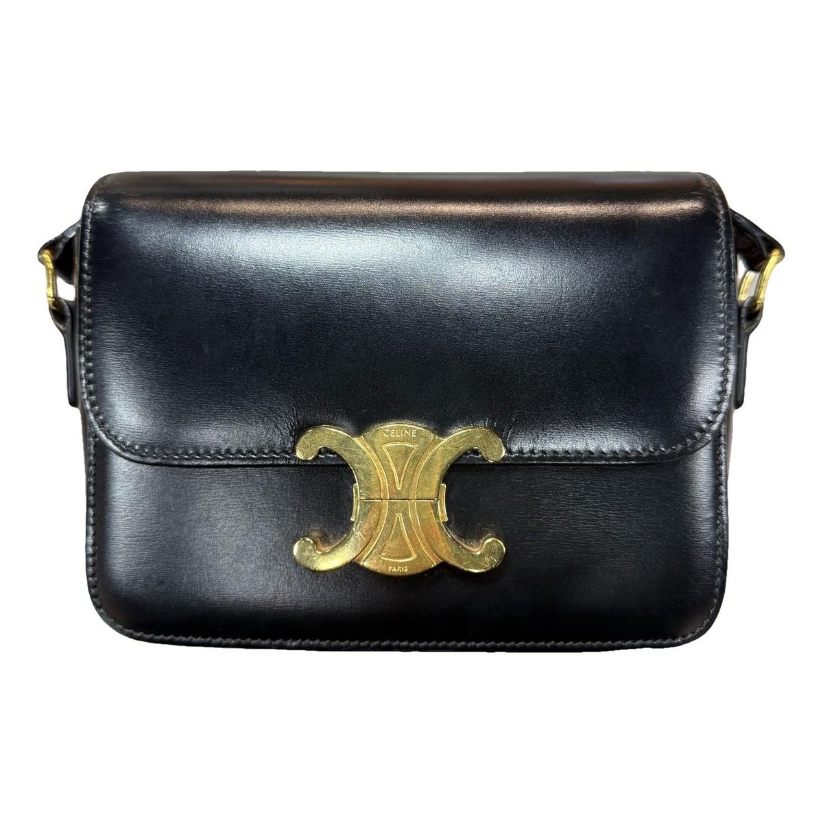 Triomphe leather handbag