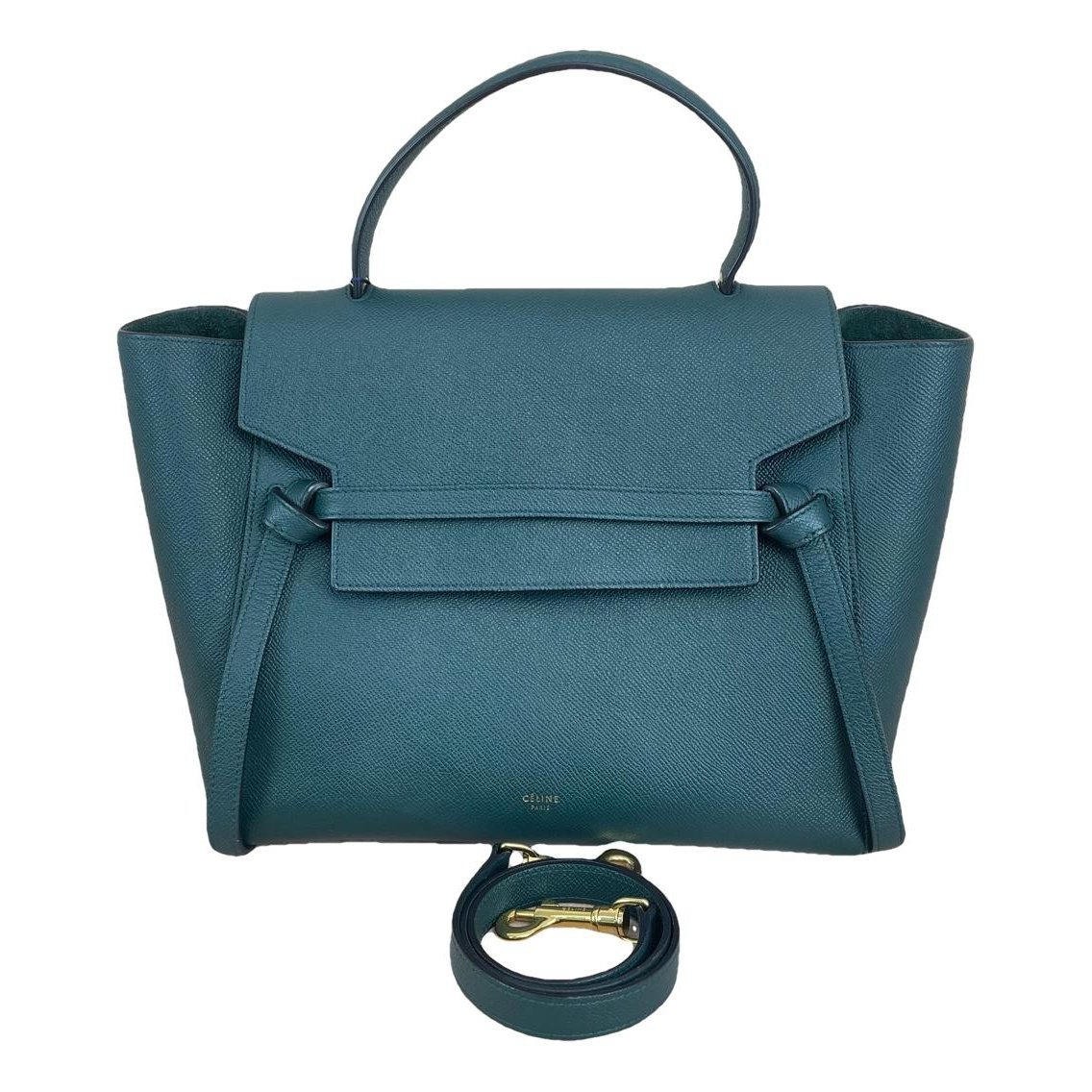 Belt leather handbag