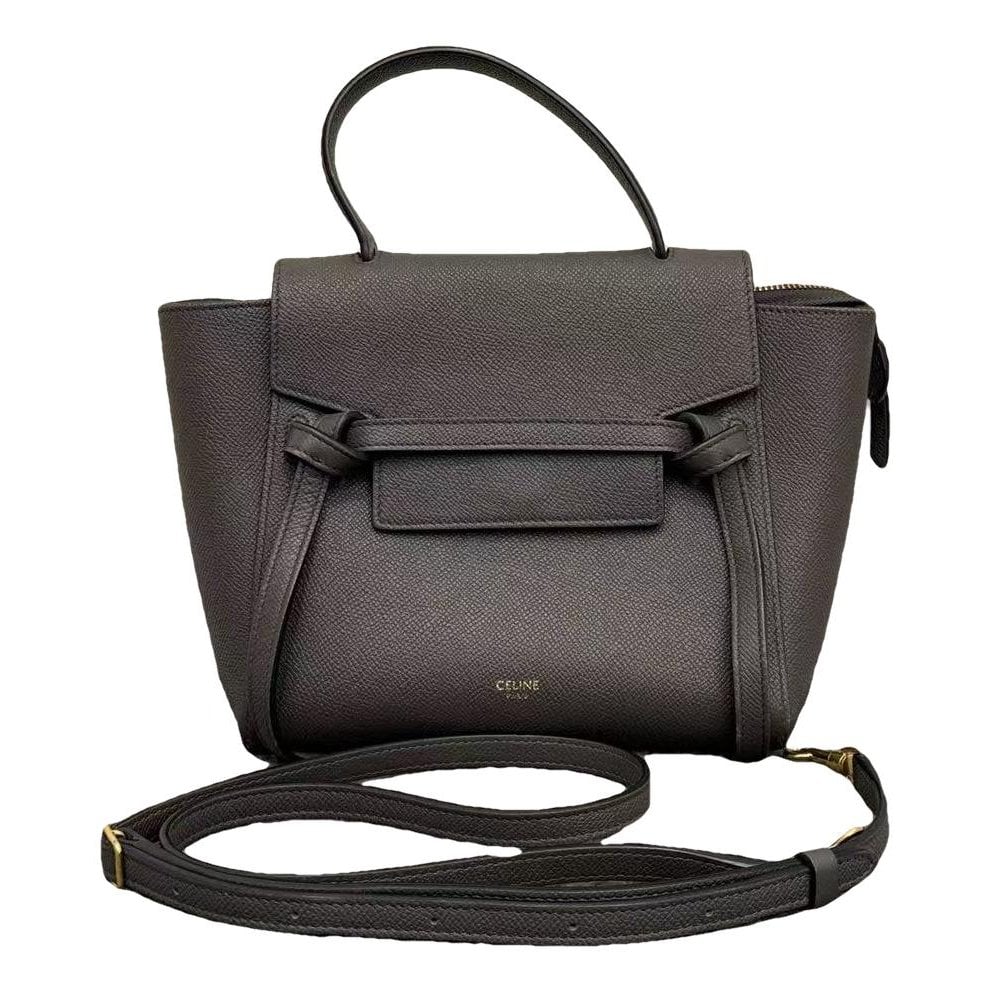 Belt leather handbag