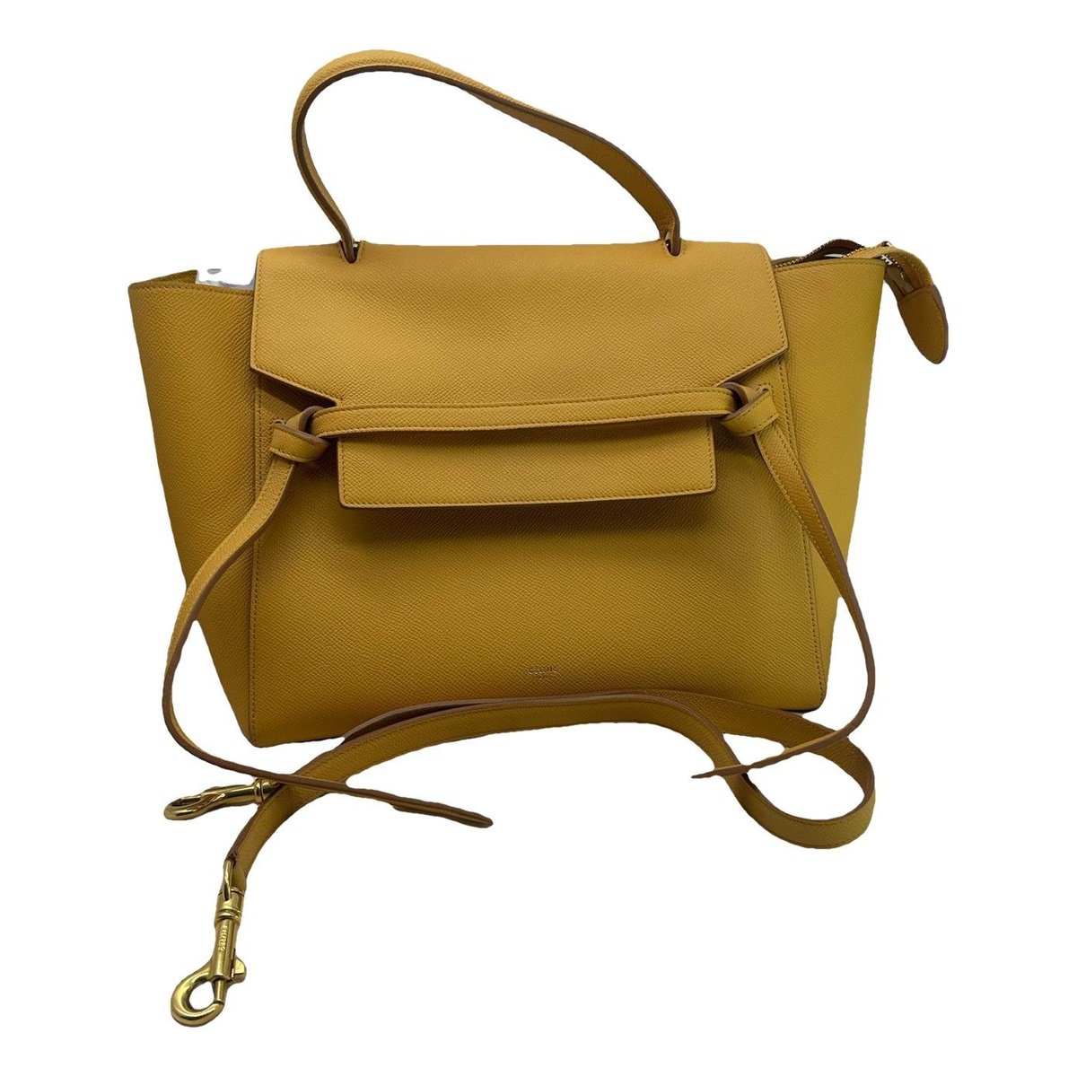 Belt leather handbag