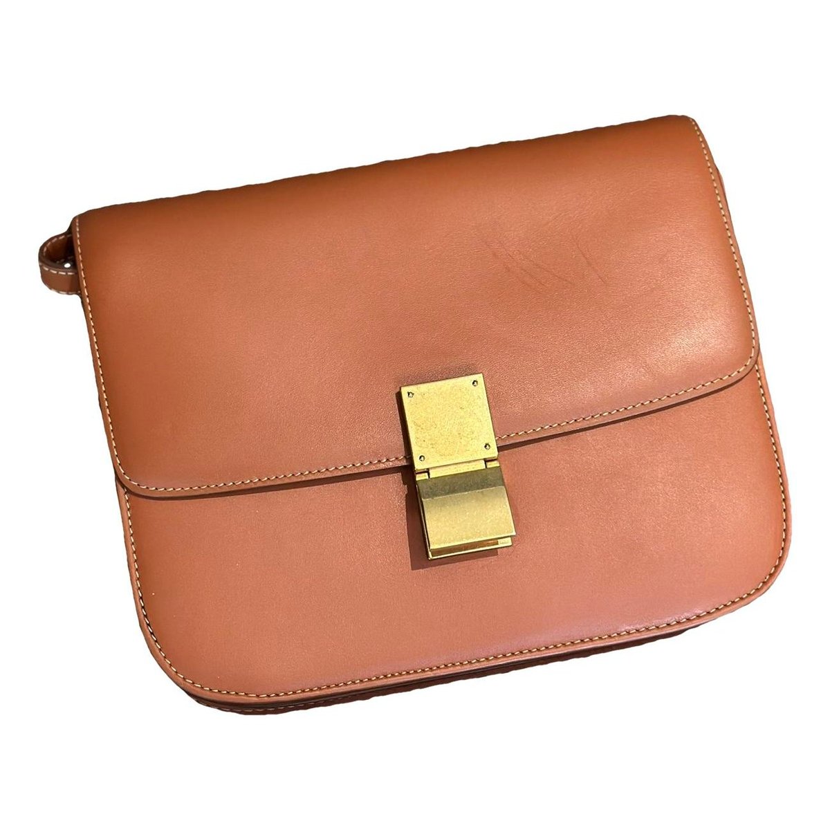 Classic leather crossbody bag