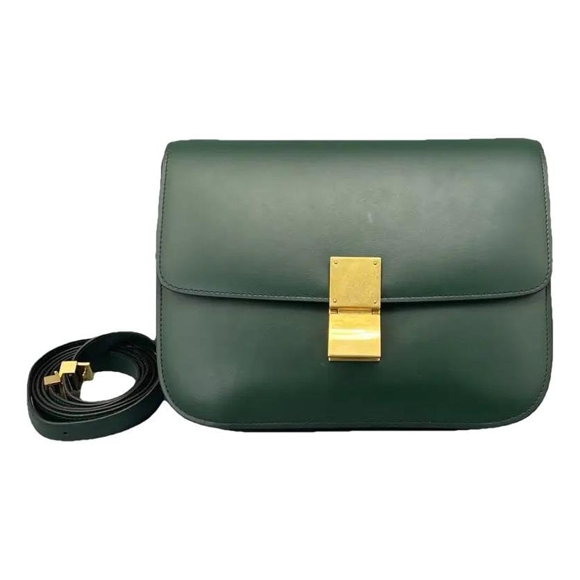 Classic leather crossbody bag