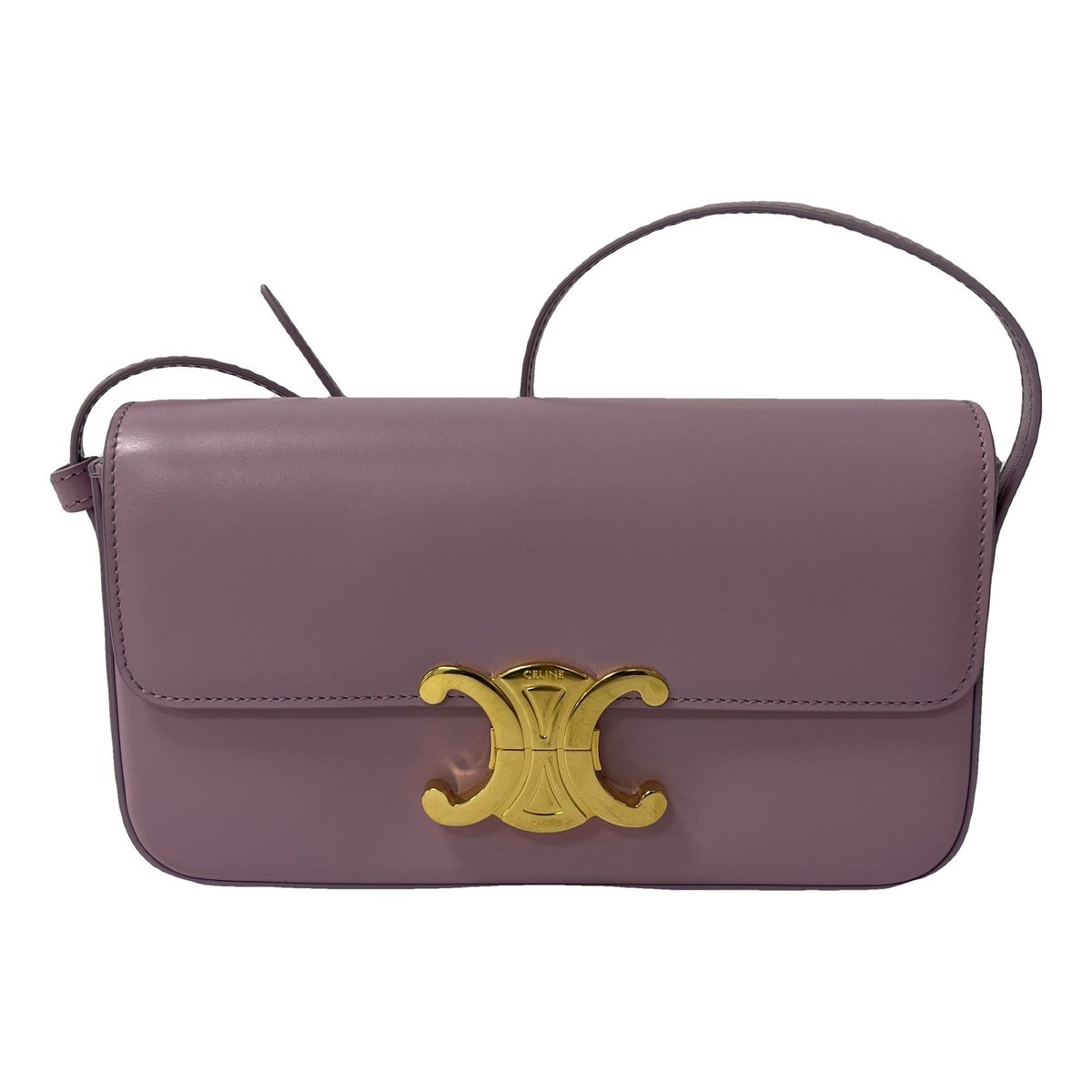 Triomphe Long leather handbag