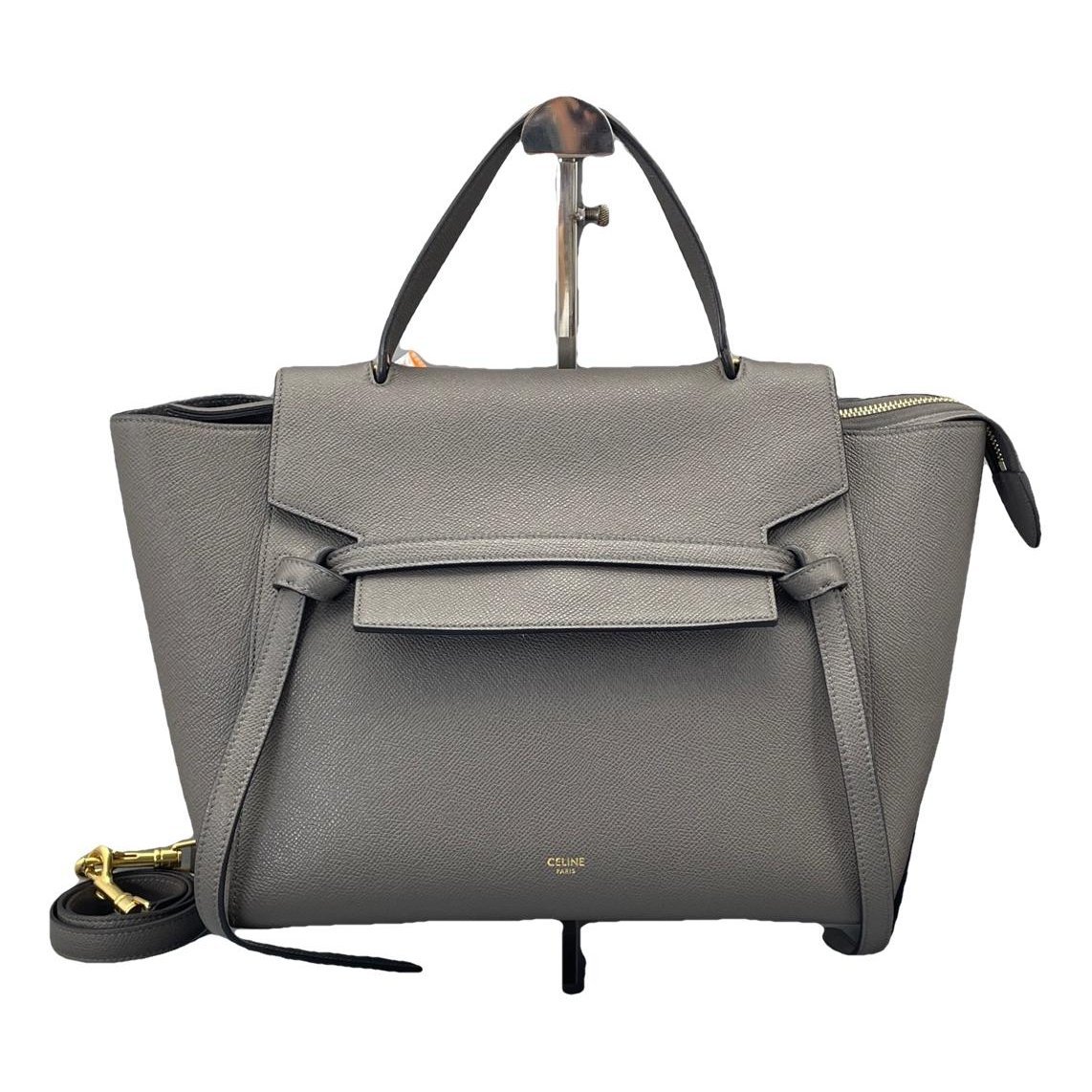 Belt leather handbag
