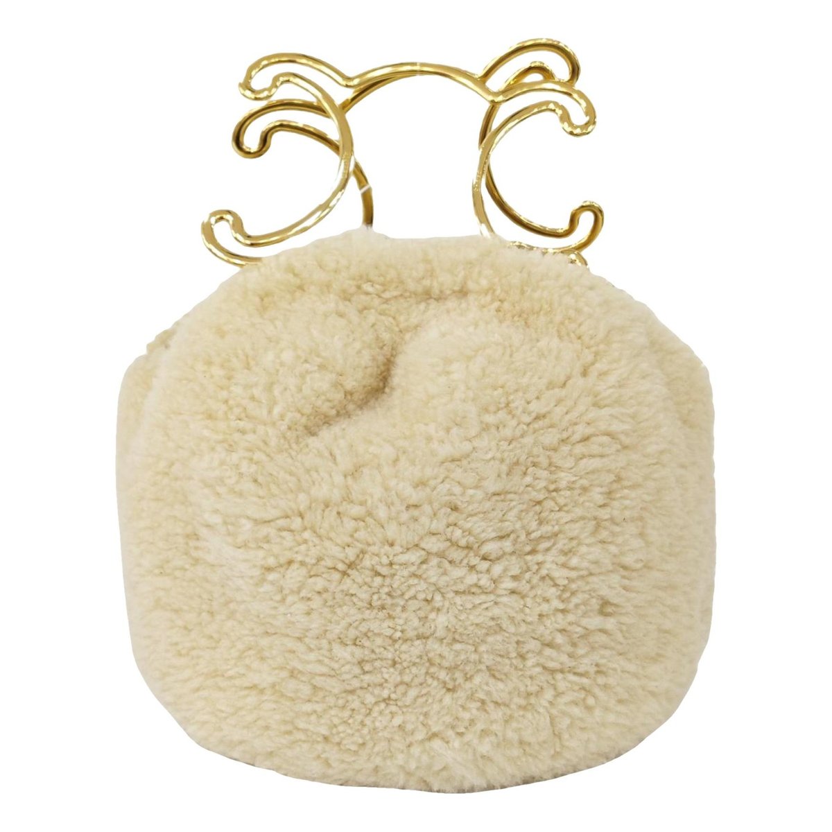Triomphe wool handbag