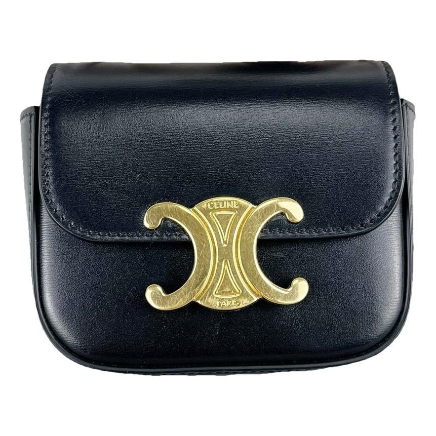 Triomphe leather handbag