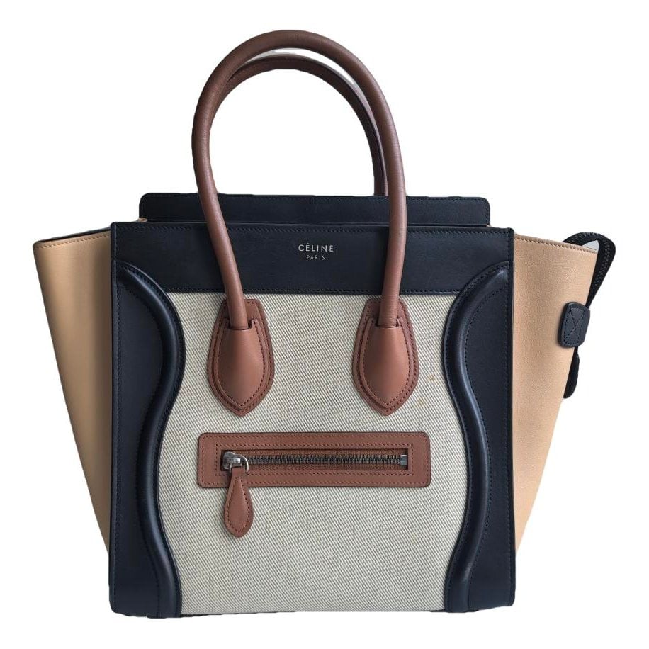 Luggage leather handbag