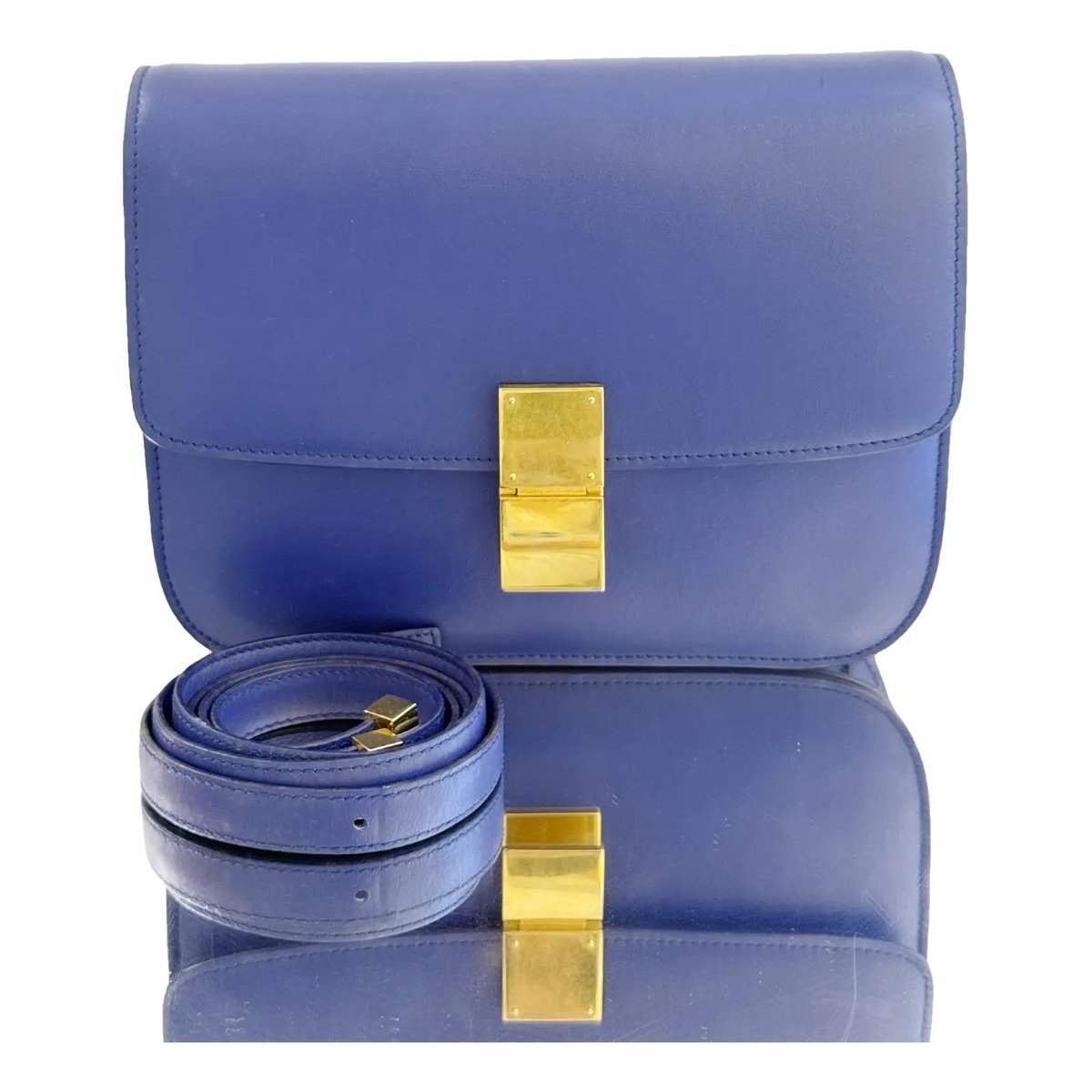 Classic leather crossbody bag