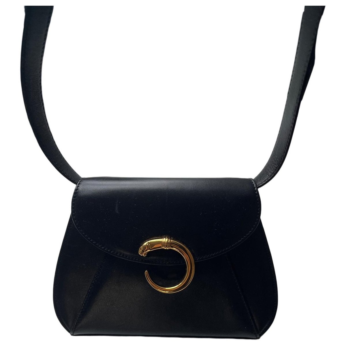 Panthère leather handbag