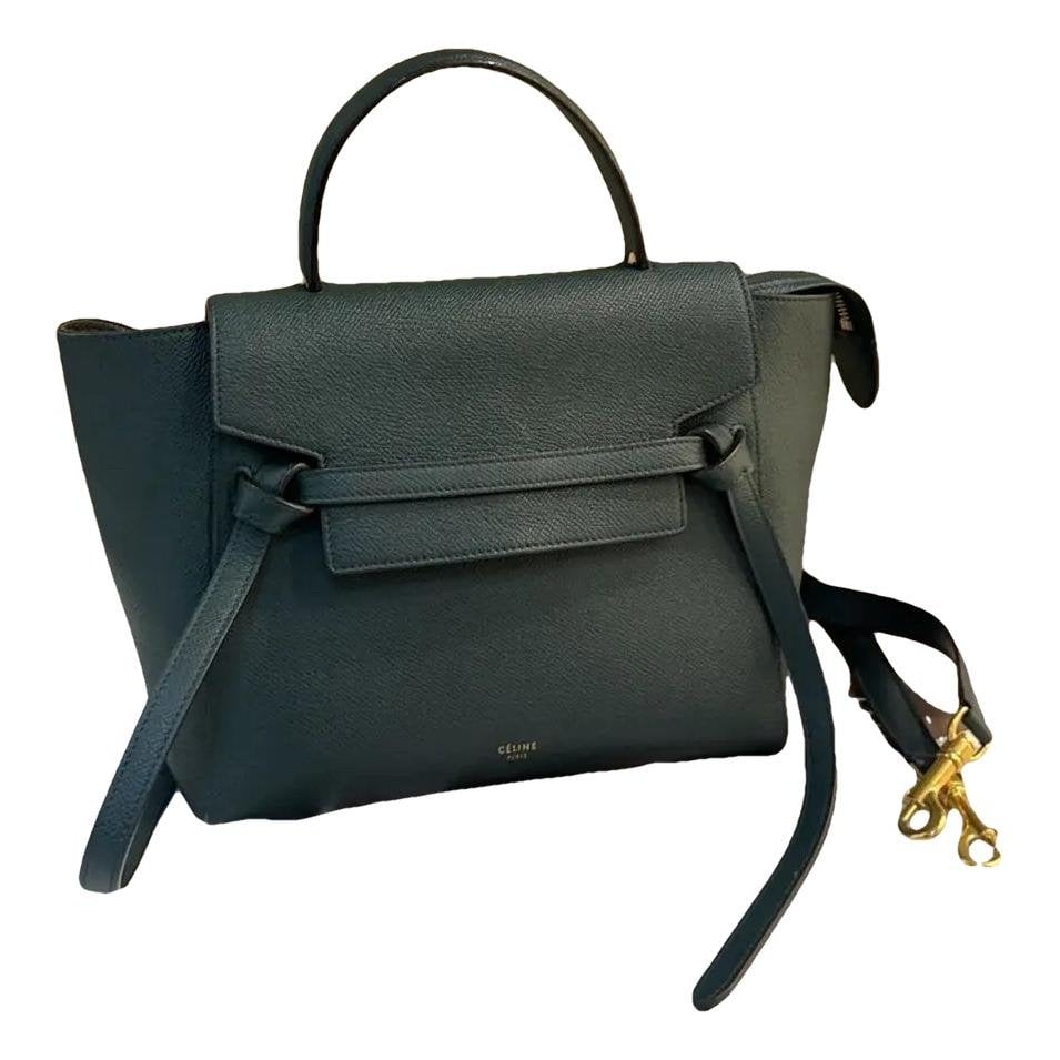 Belt leather handbag