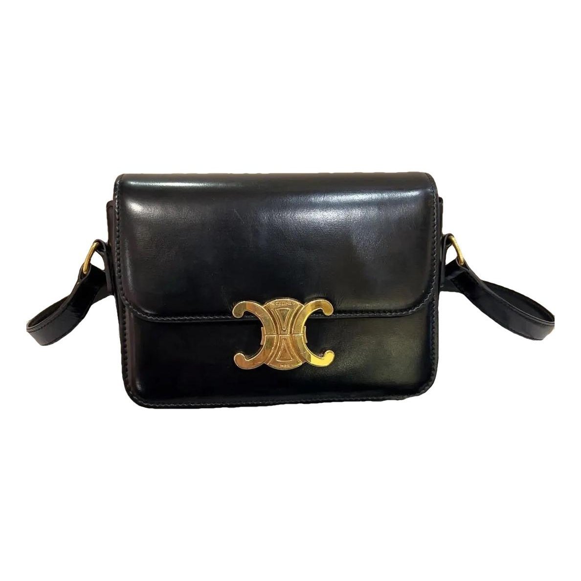 Triomphe leather handbag
