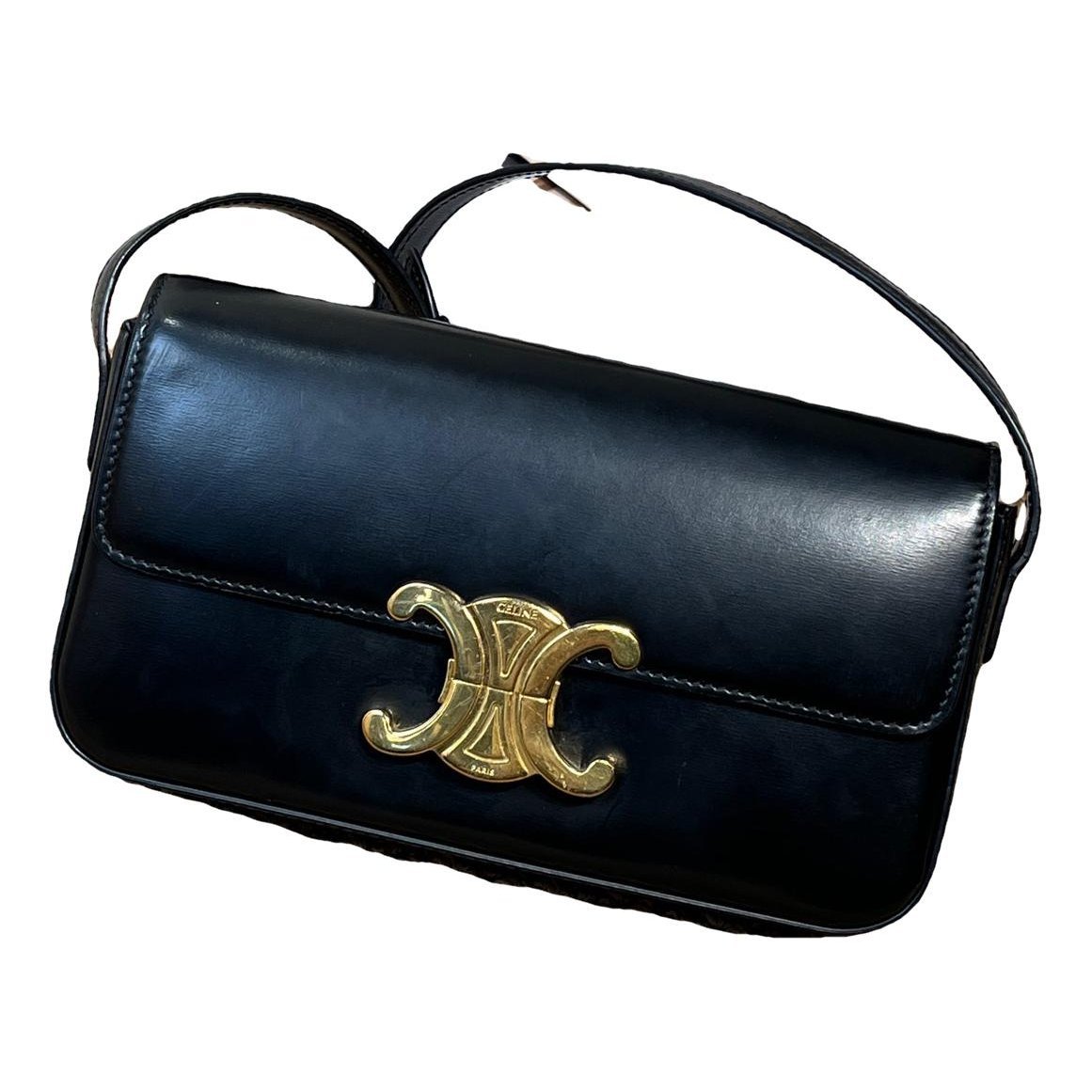 Triomphe Long leather handbag