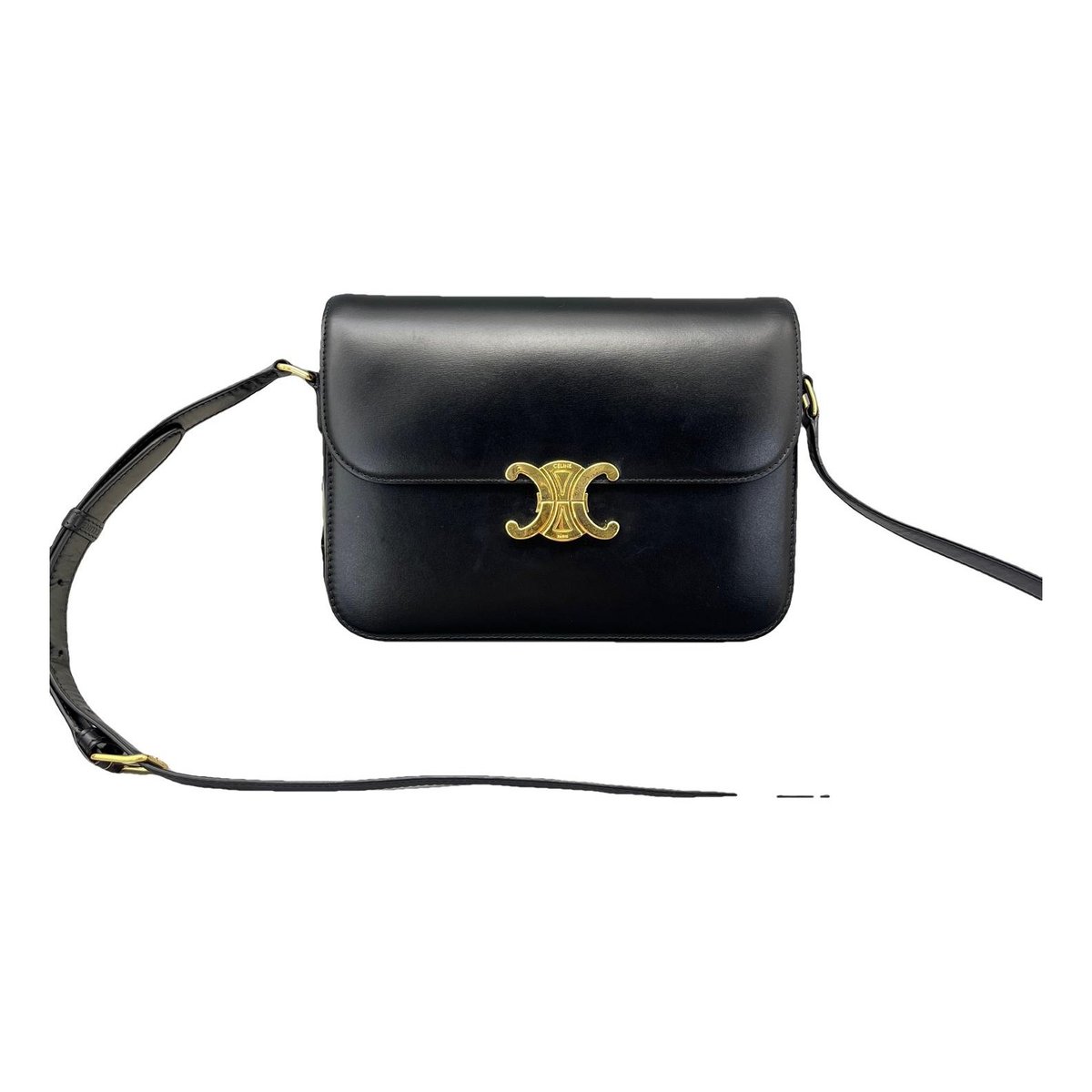 Triomphe leather handbag