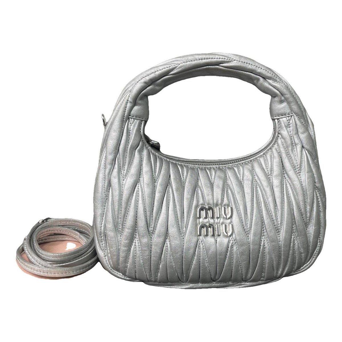 Miu Wander leather handbag