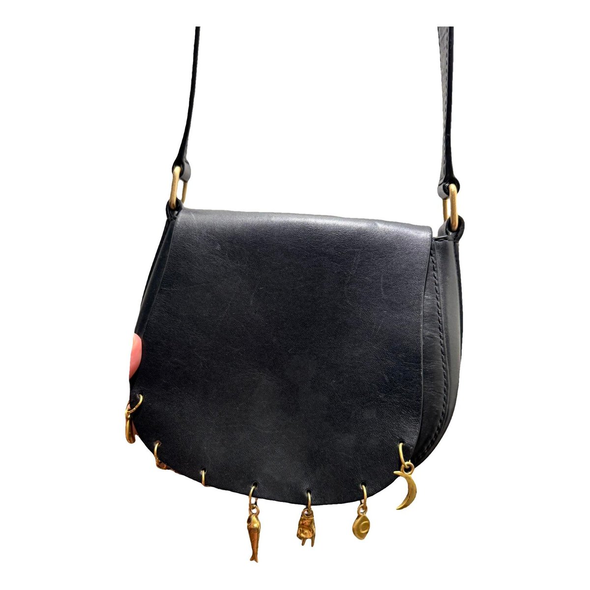 Leather crossbody bag