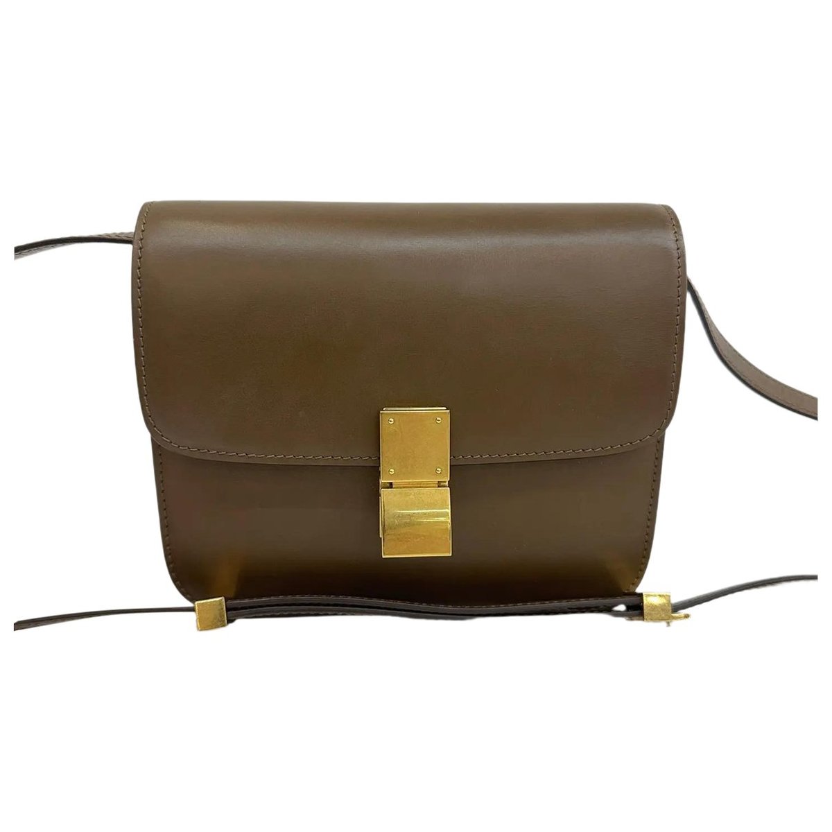 Classic leather crossbody bag